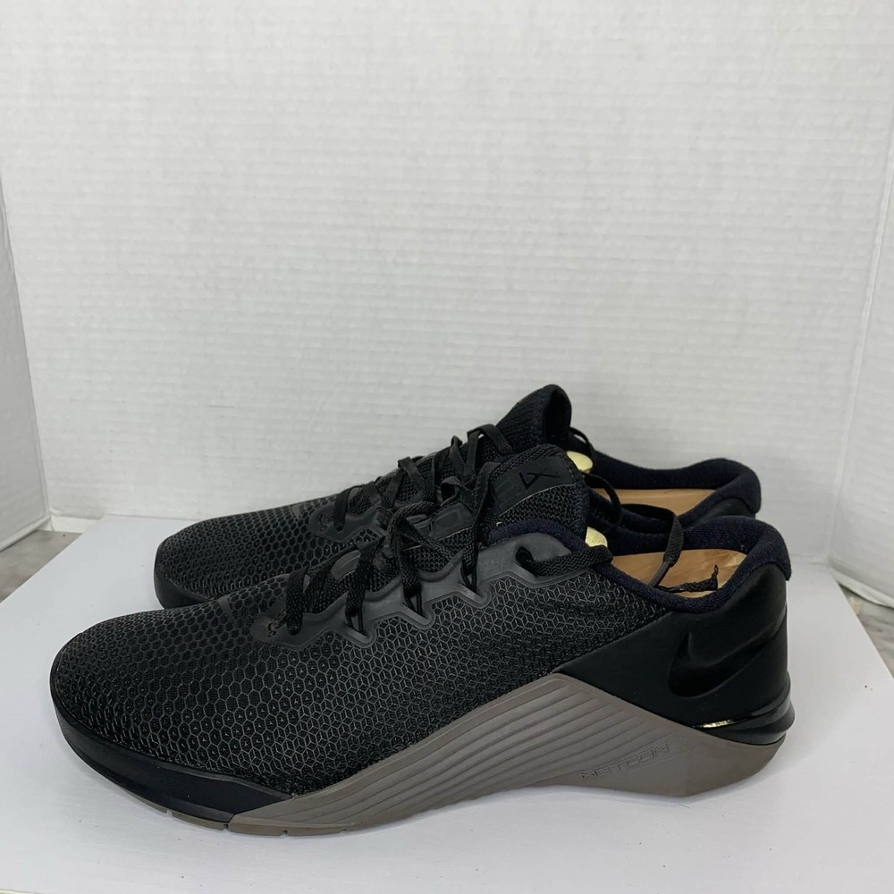 Nike Metcon 5 Men's  Size 10.5 Cross Training Gym Crossfit Shoes Black Gunsmoke - Picture 3 of 10